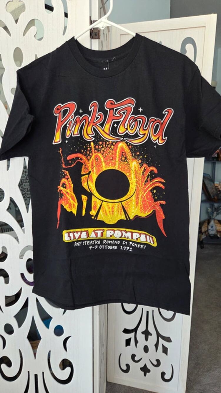 Pink Floyd Live At Pompeii Graphic T-Shirt Junk Food Clothing NWT Small